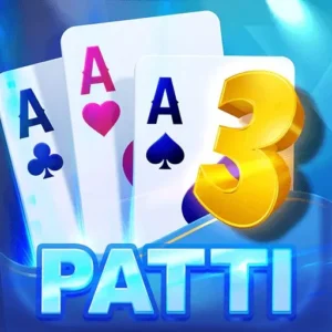 Teen Patti Gold APK download icon featuring three aces and the number 3 for the latest Teen Patti Gold game app.