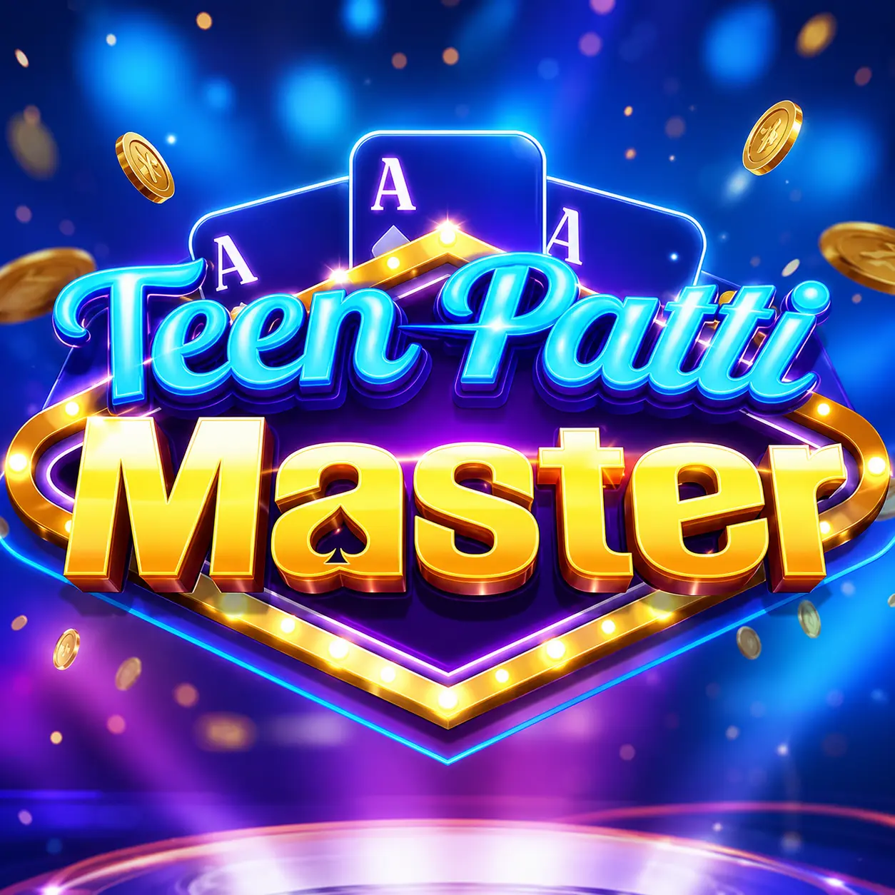 Teen Patti Master step-by-step guide featuring game interface with cards and winning chips.