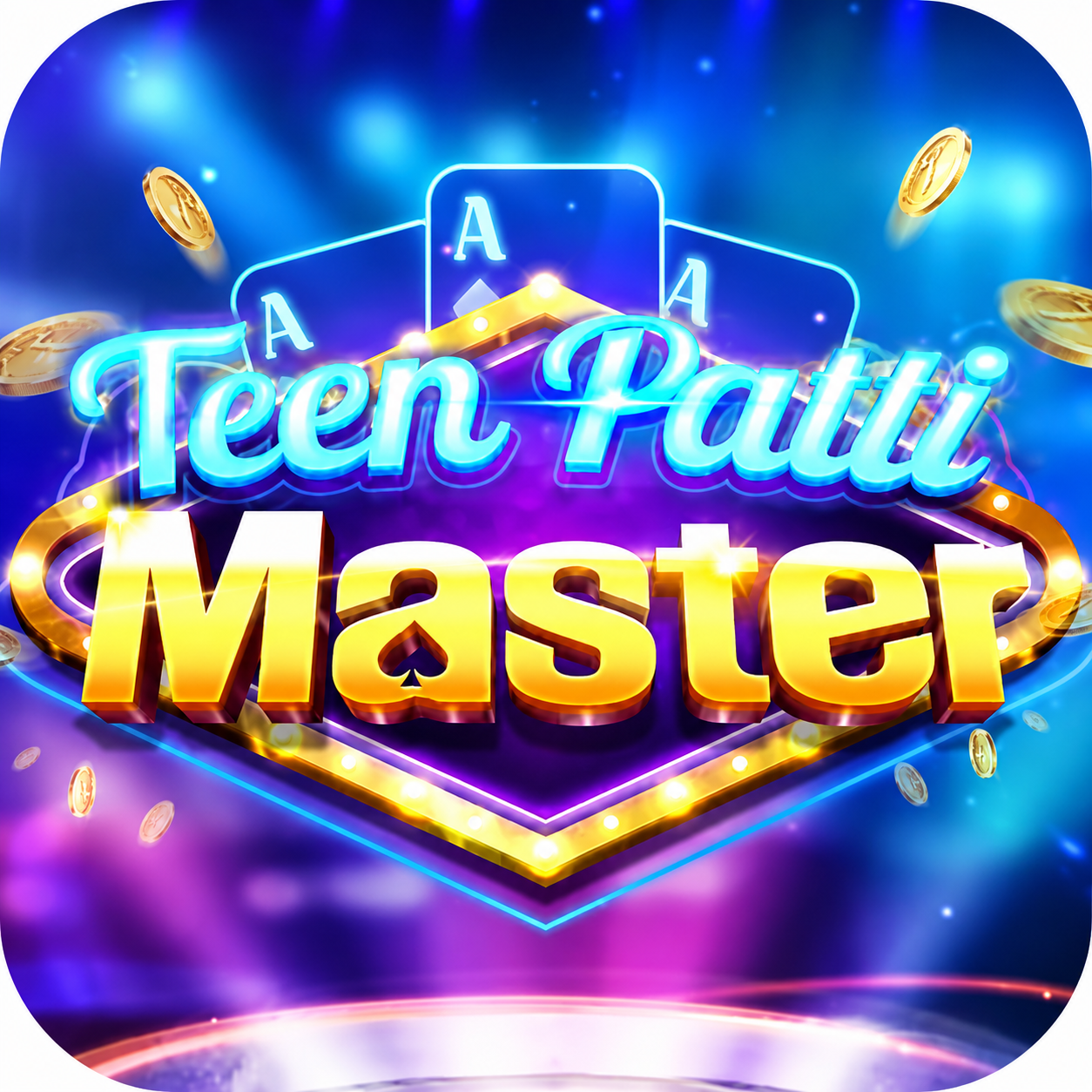 Teen Patti Master Download 2026 official APK game app logo with playing cards and gold coins